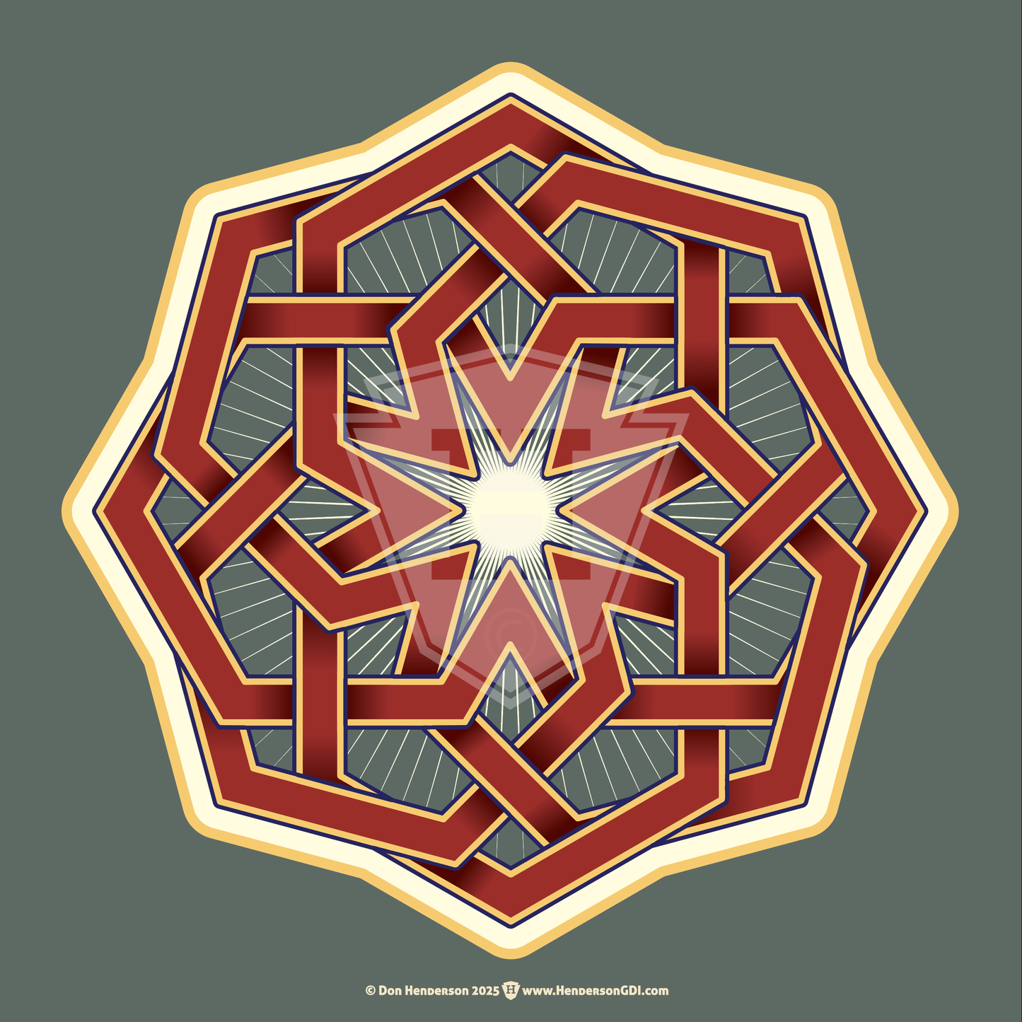 8x8 Cross - 12x12" Print