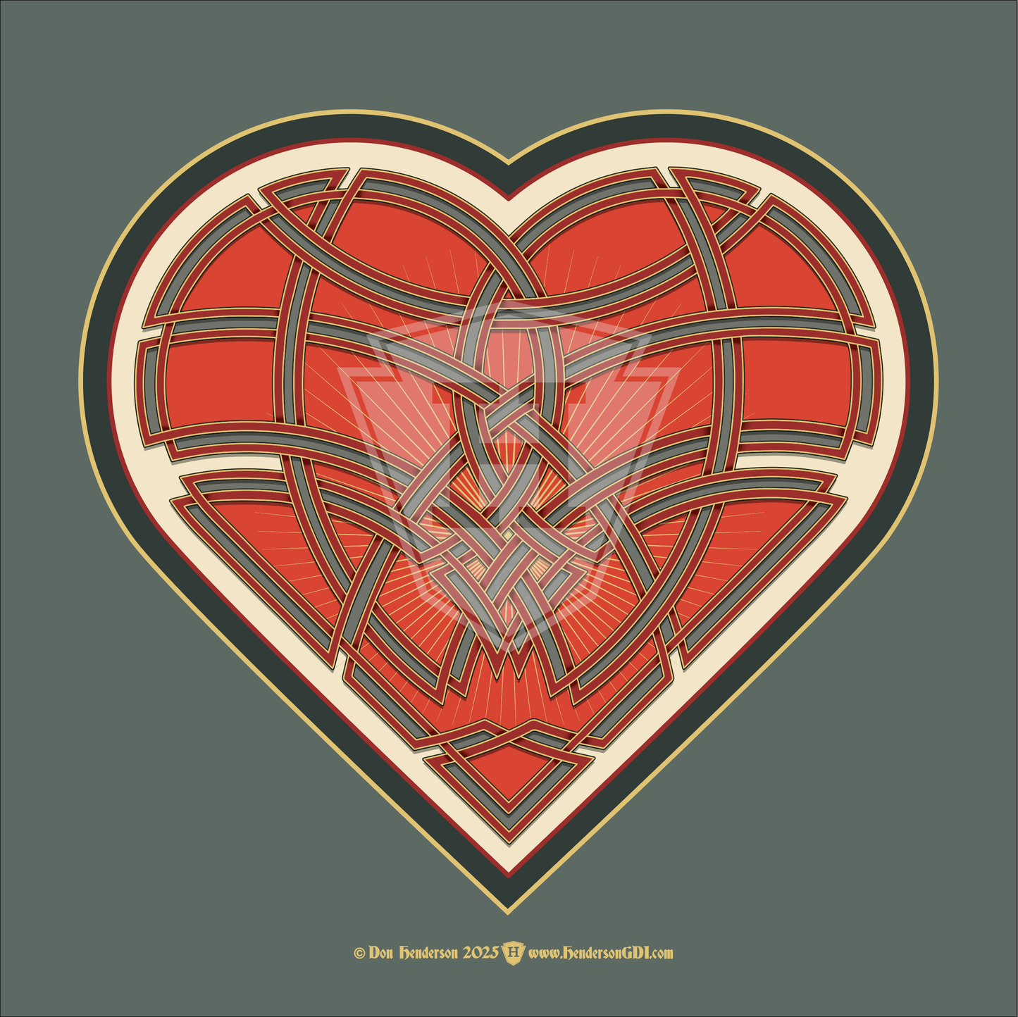 Appalachian Heart - 12x12" Print