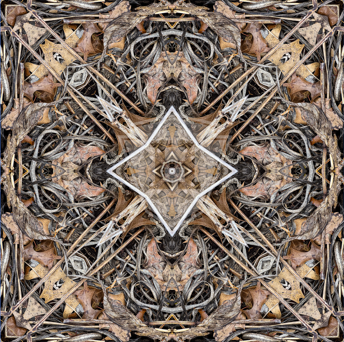 Hosta Cross 2025 II - 12x12" Print