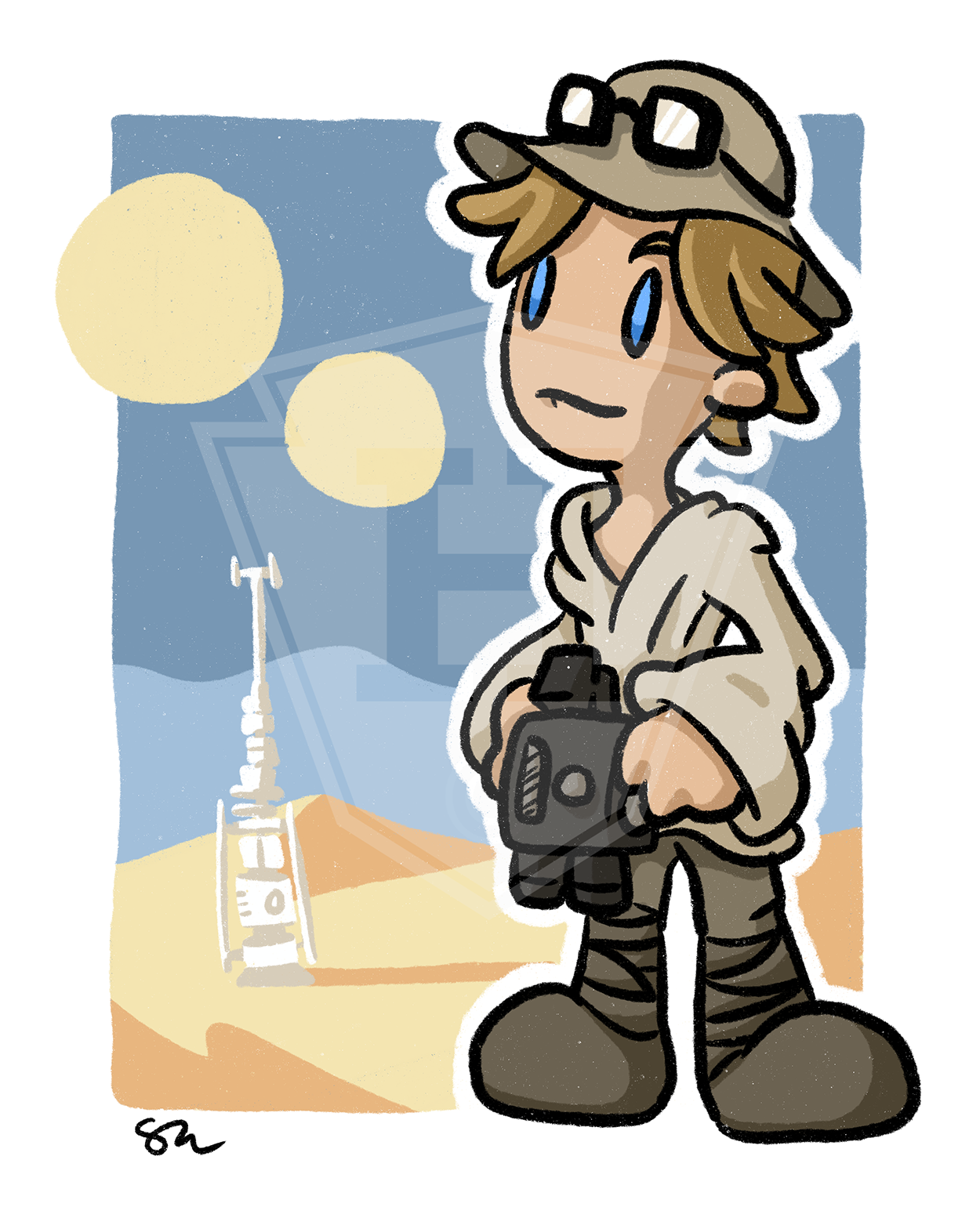 Farmboy Luke - 11x14" Print