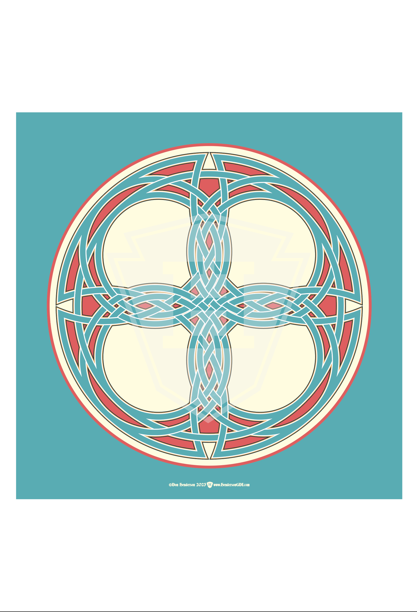 New Friday Cross - 12x12" Print