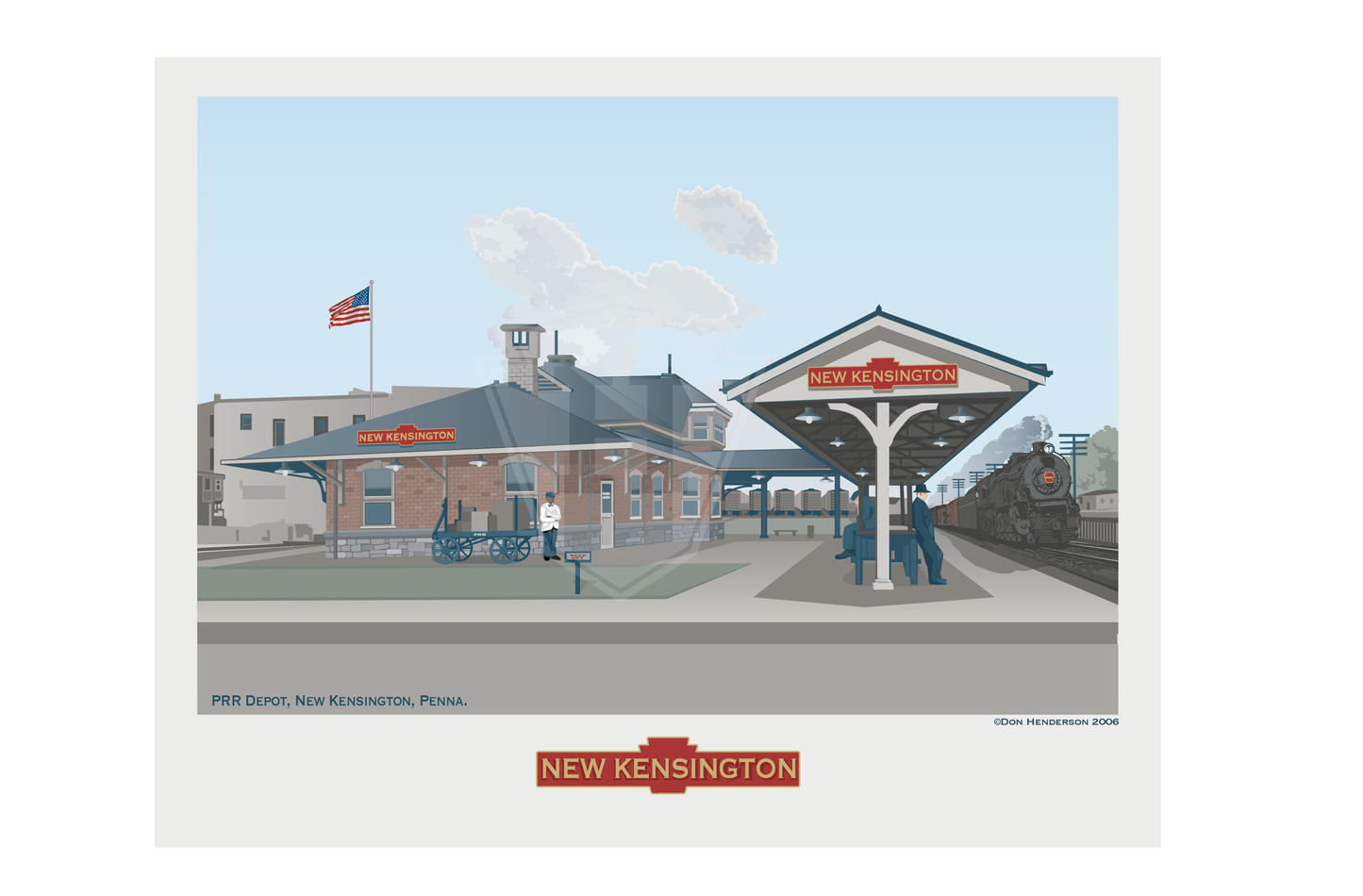 New Kensington Station - 14x11" Print