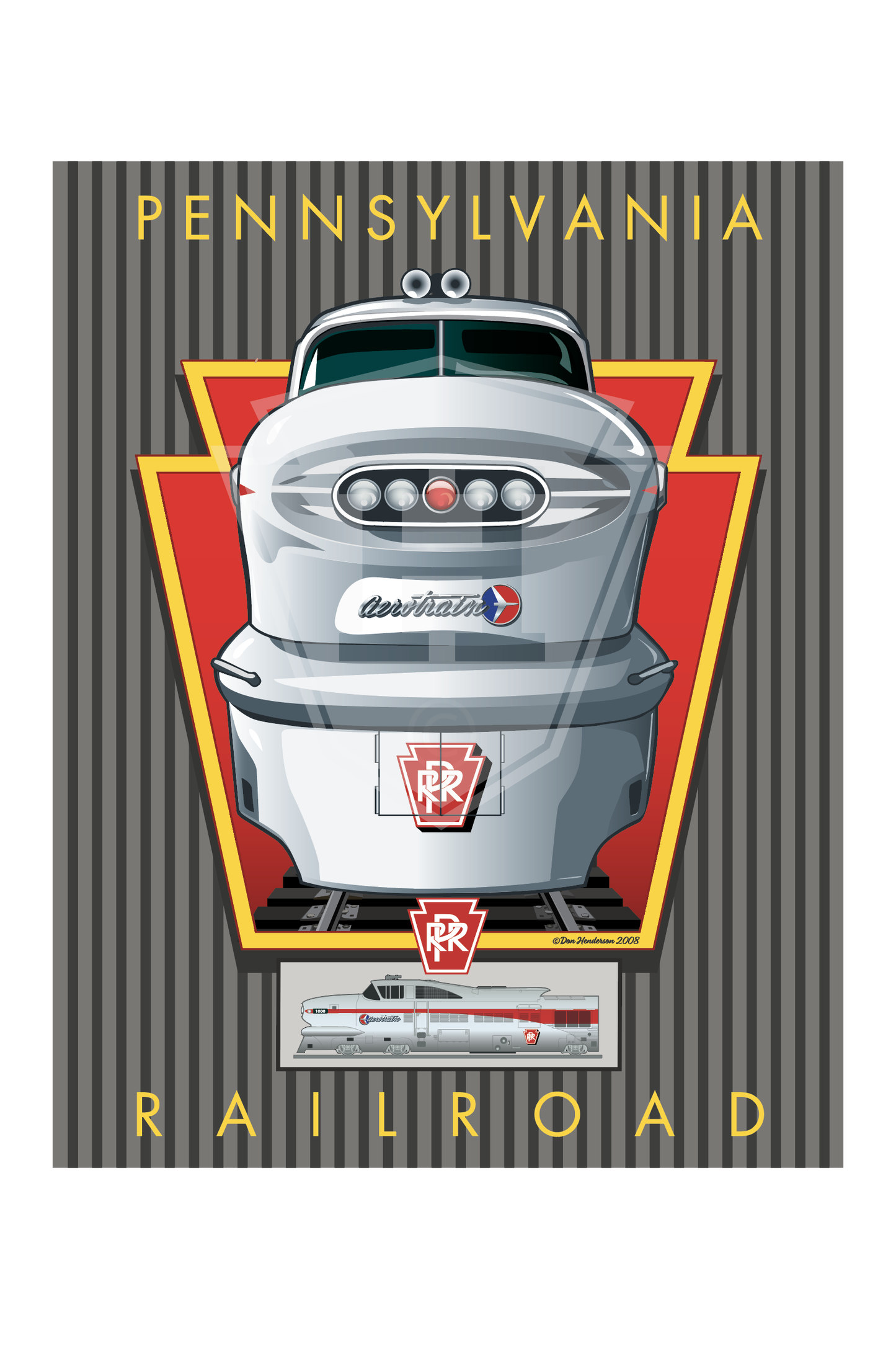 PRR AeroTrain - 11x14" Print