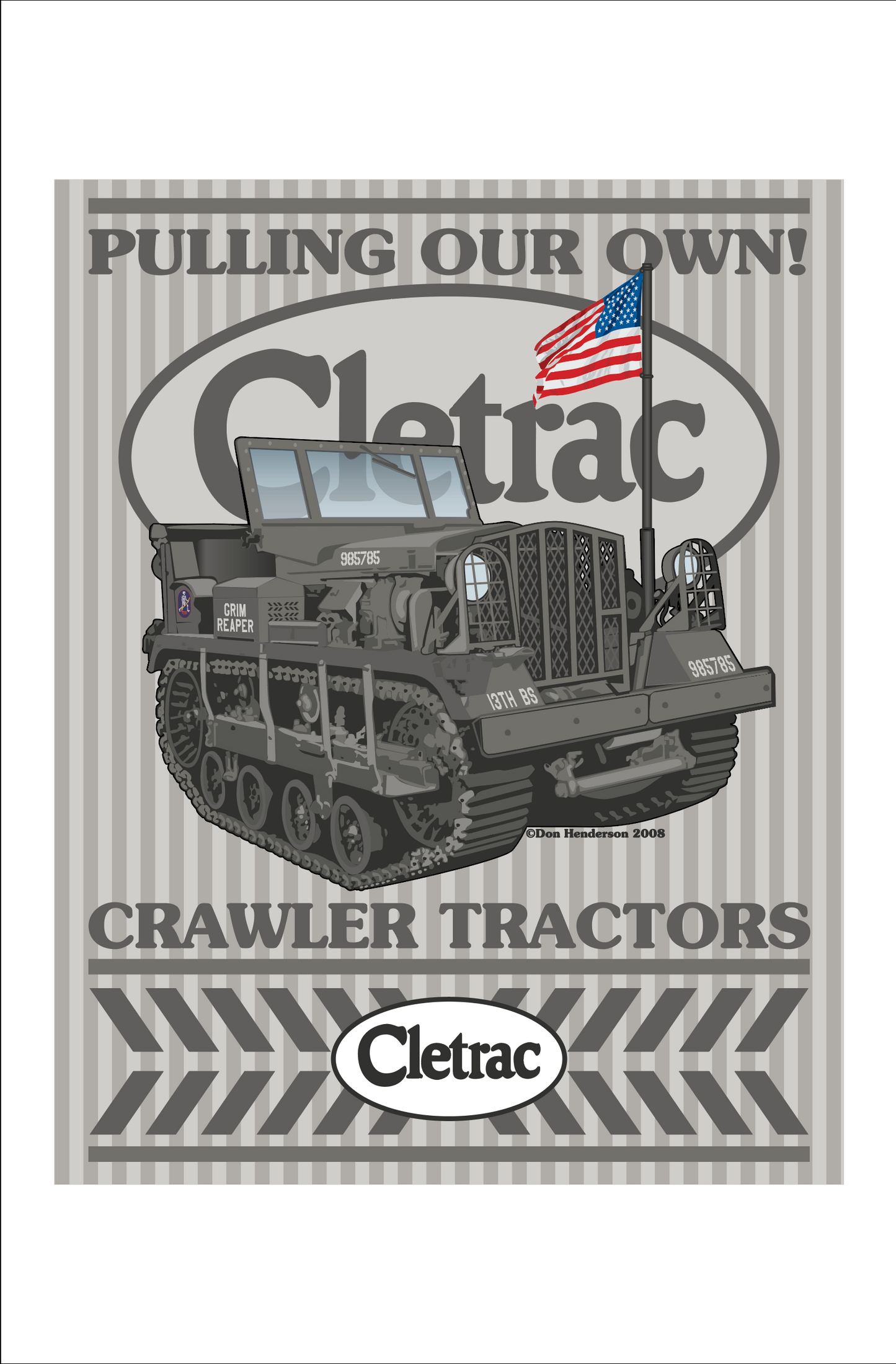 Cletrac - 11x14" Print