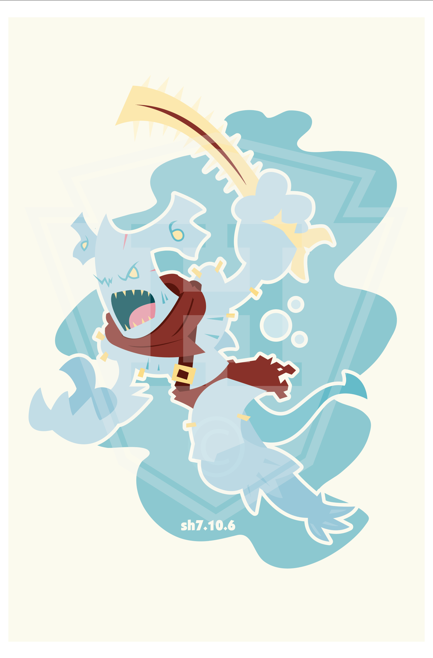 Hammerhead - 12x18" Print