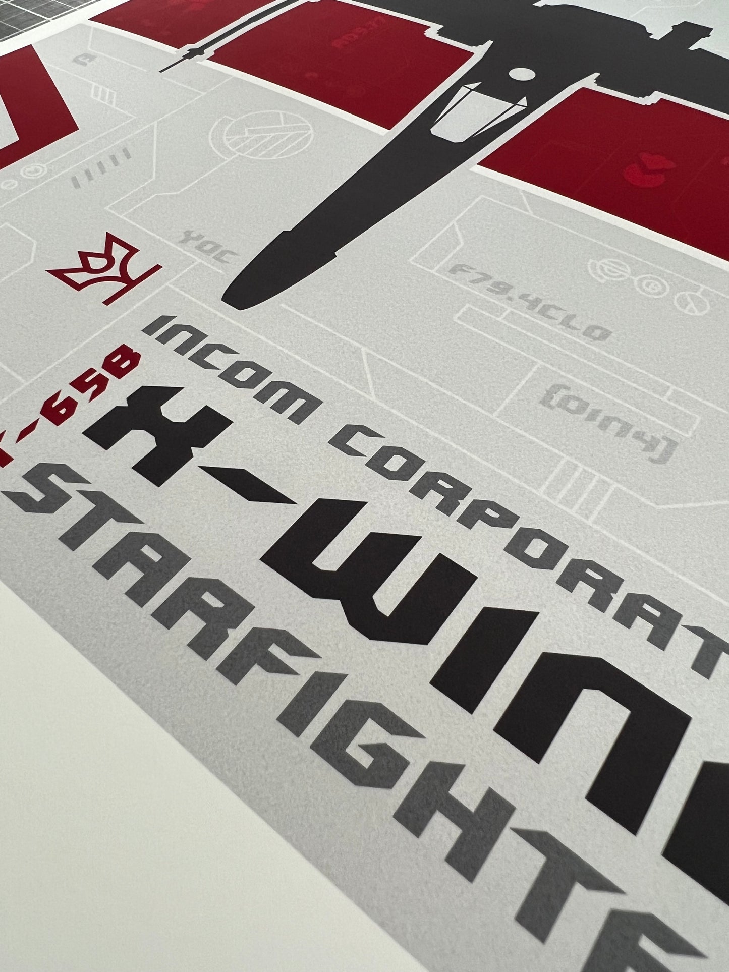 X-Wing - 12x16" Print