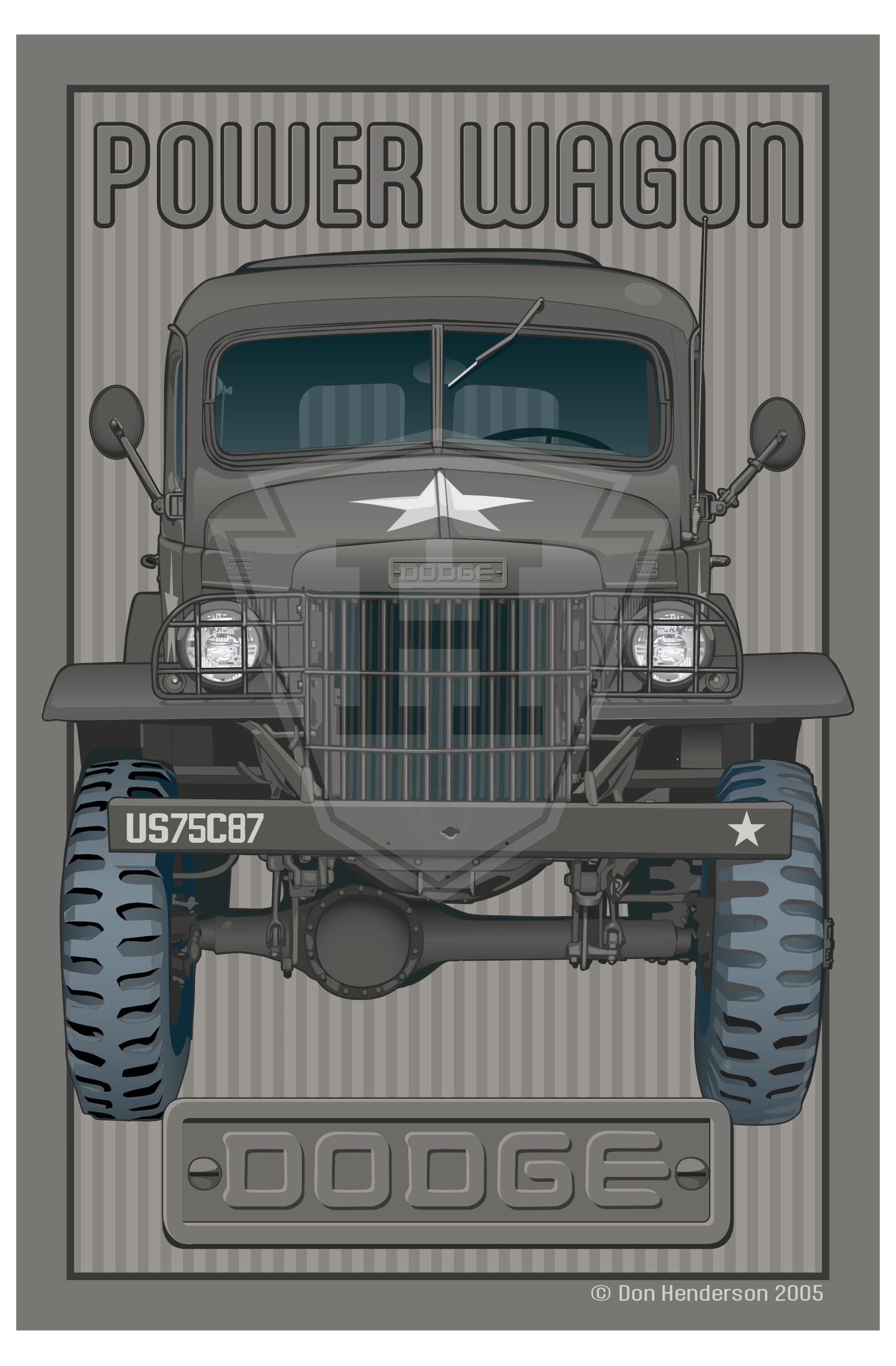 Power Wagon - 12x18" Print