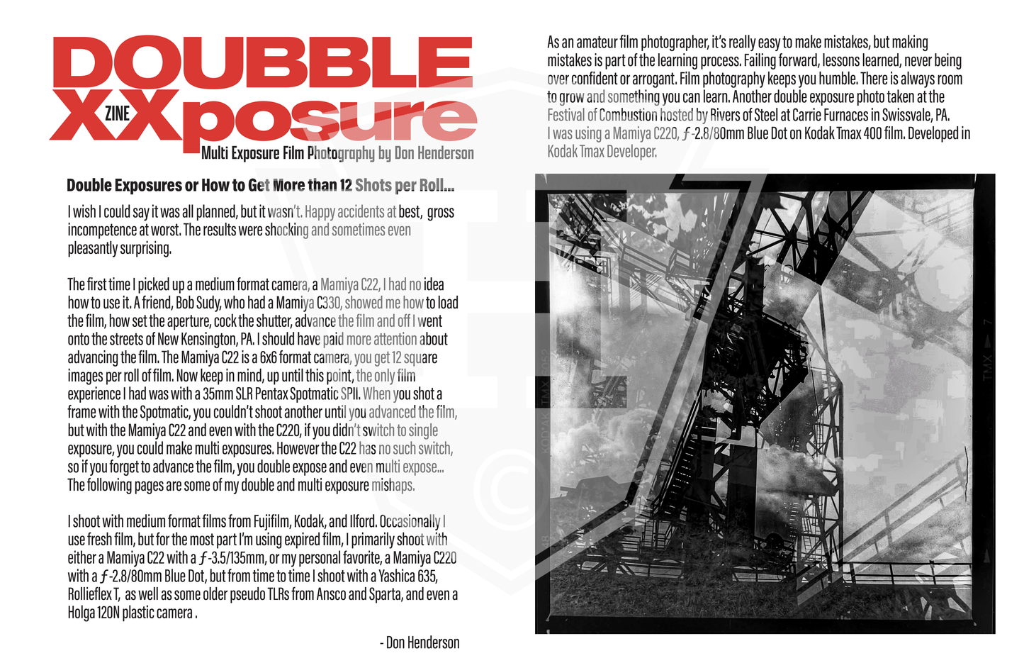 DOUBBLE XXposure Zine