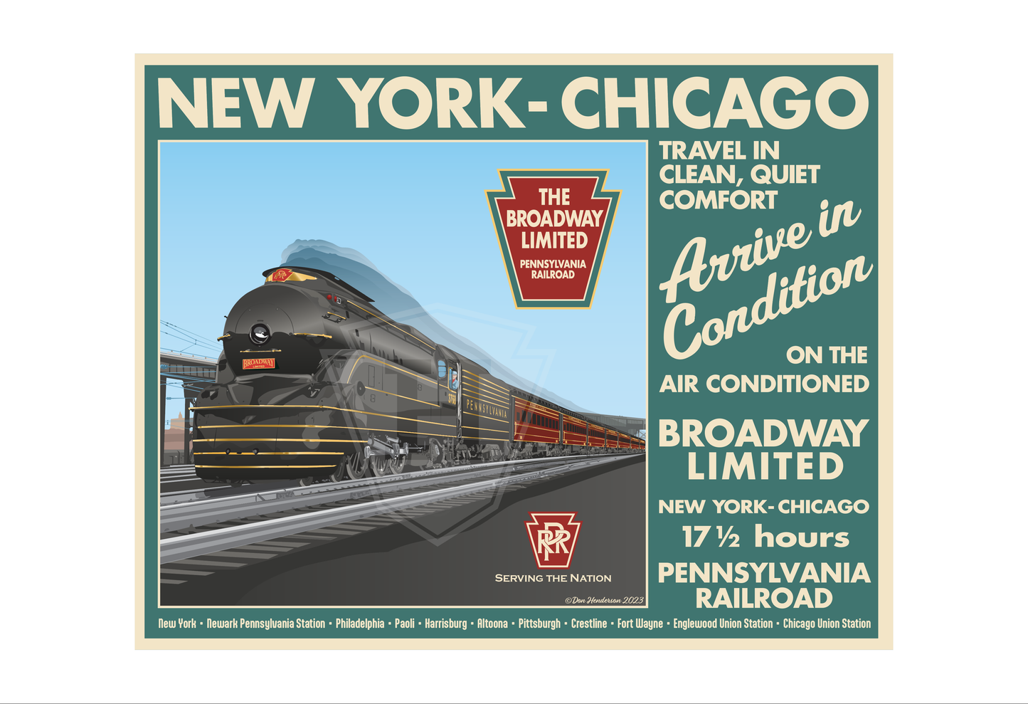 Broadway Limited - 14x11" Print