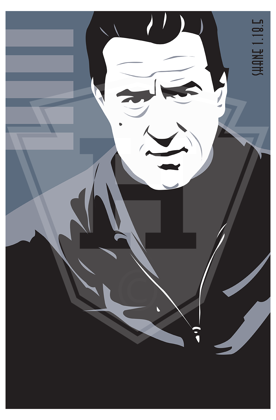De Niro - 12x18" Print