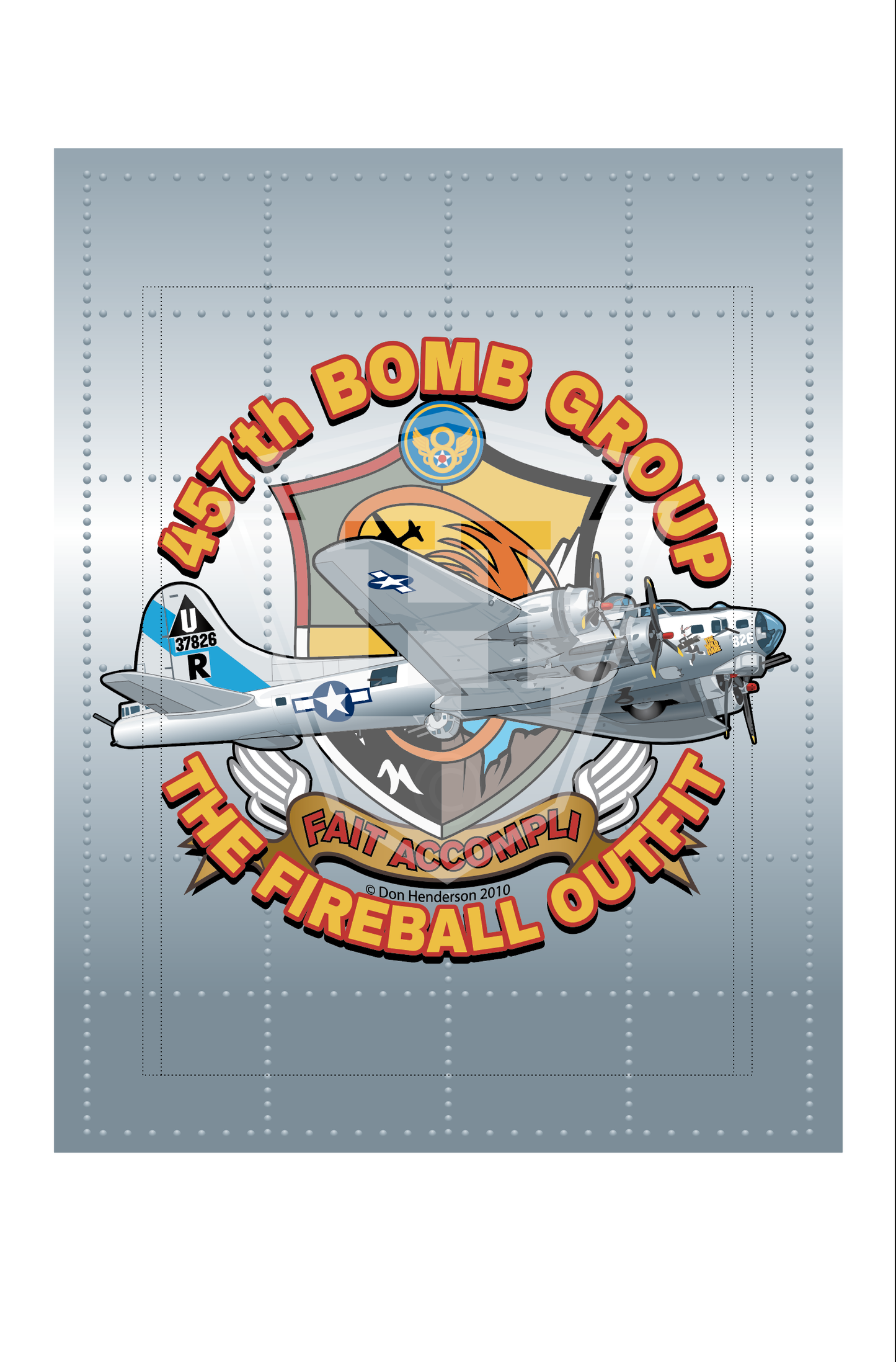 457th Bomb Group - 11x14" Print