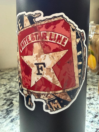 White Star Line 4" Sticker