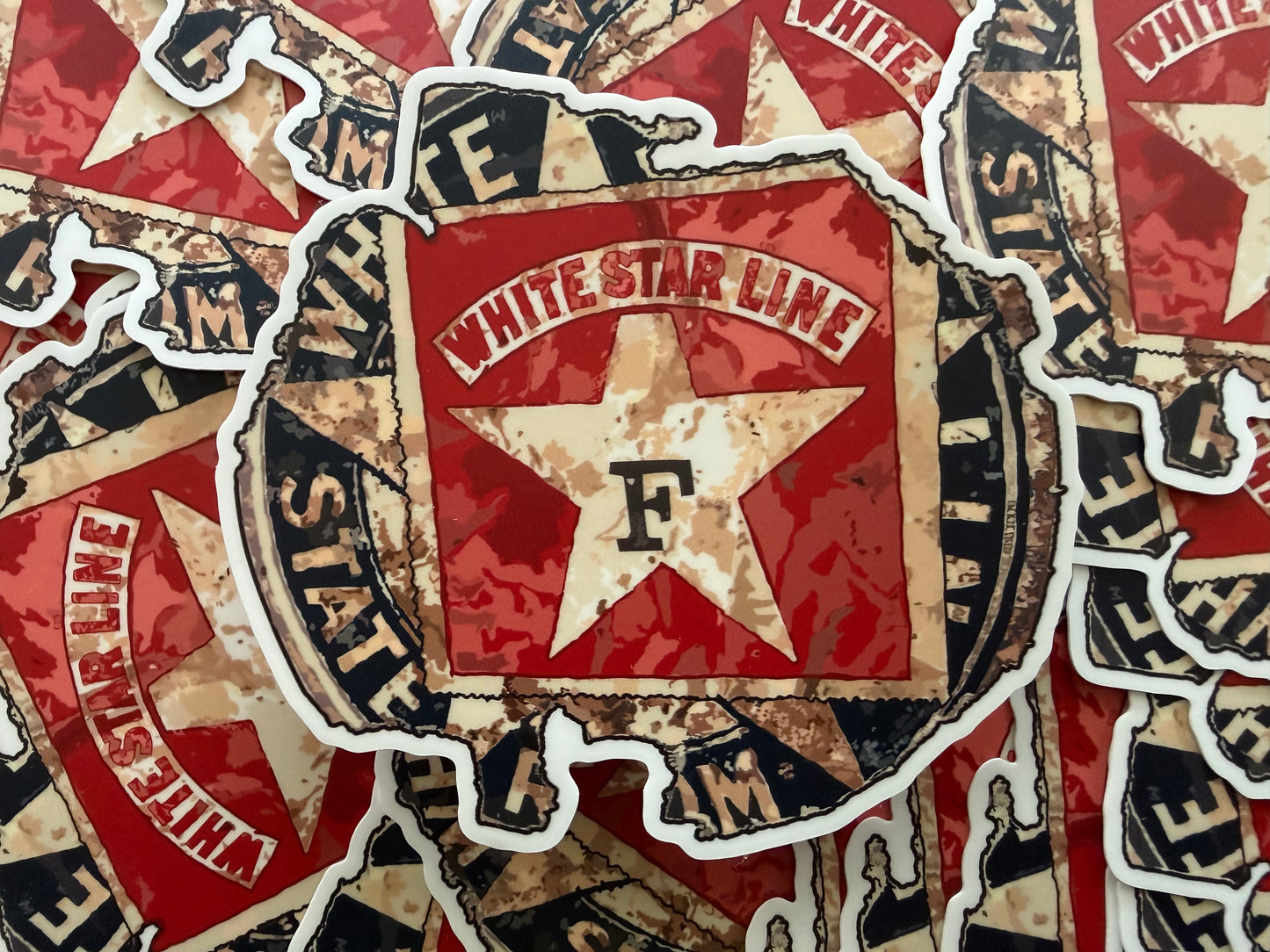 White Star Line 4" Sticker