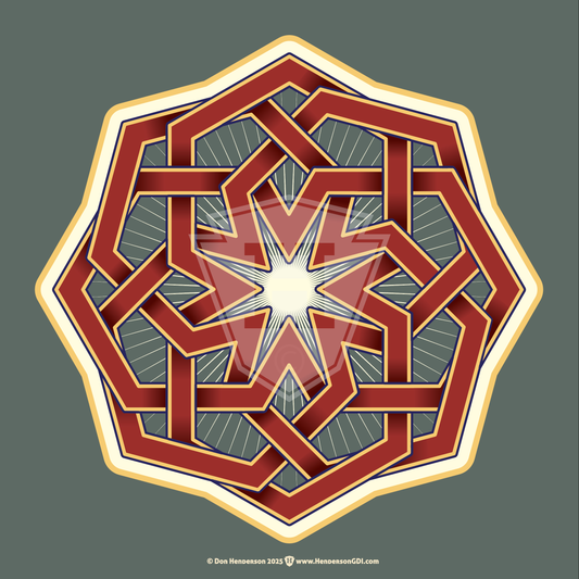 8x8 Cross - 12x12" Print
