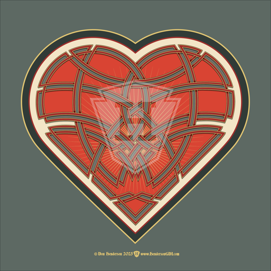 Appalachian Heart - 12x12" Print