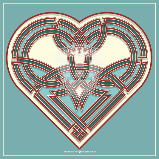 Dale's Heart - 12x12" Print