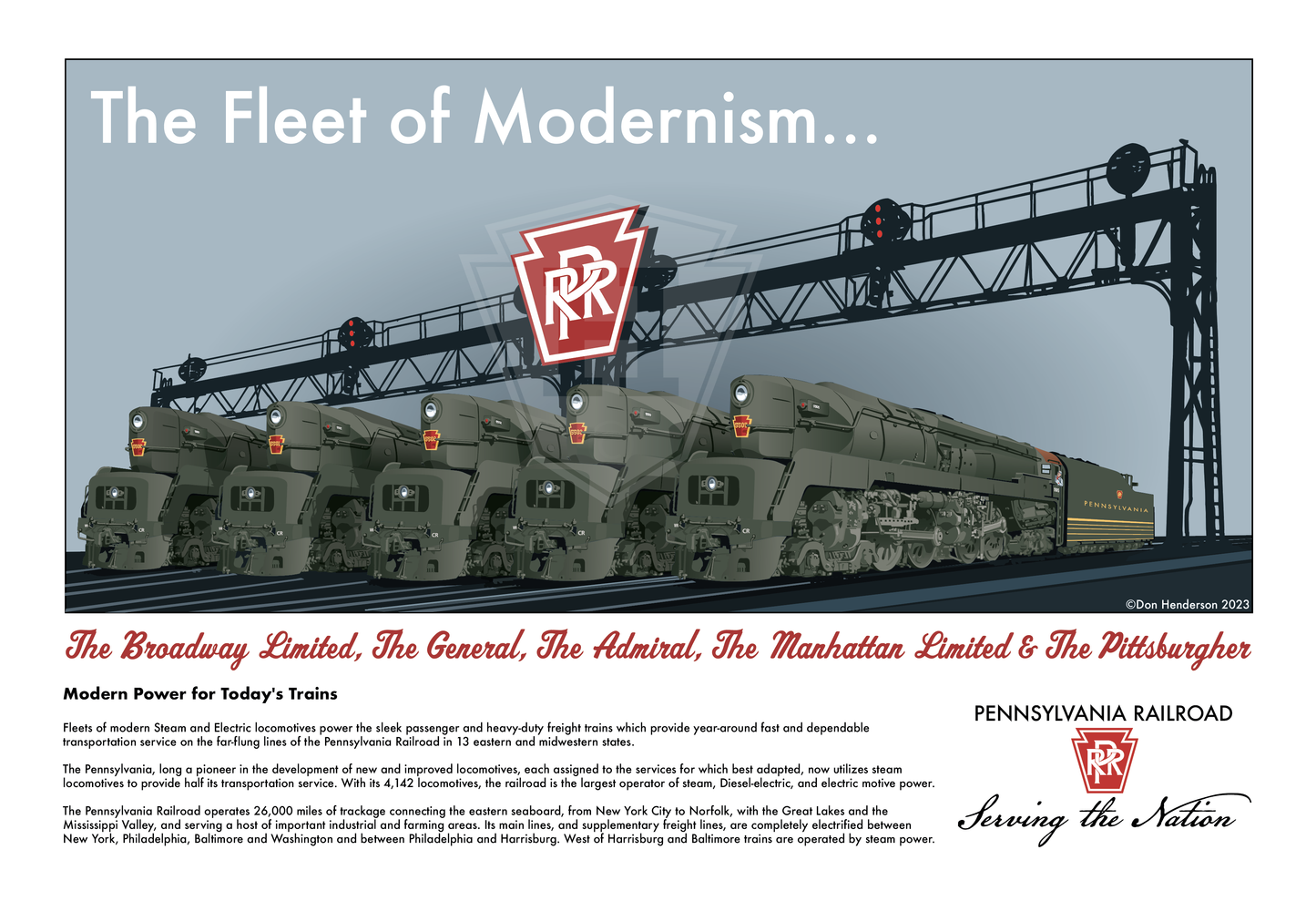 Fleet of Modernism - 18x12" Print