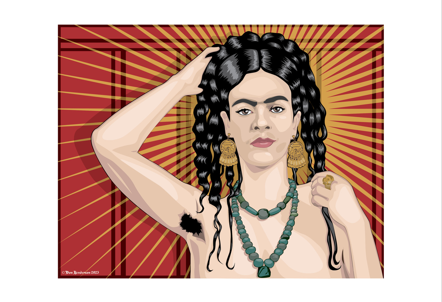 Frida II - 14x11" Print