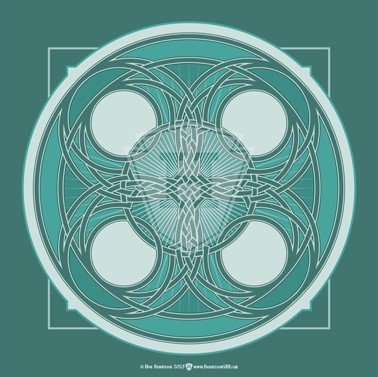 Monday Comfort Cross - 12x12" Print