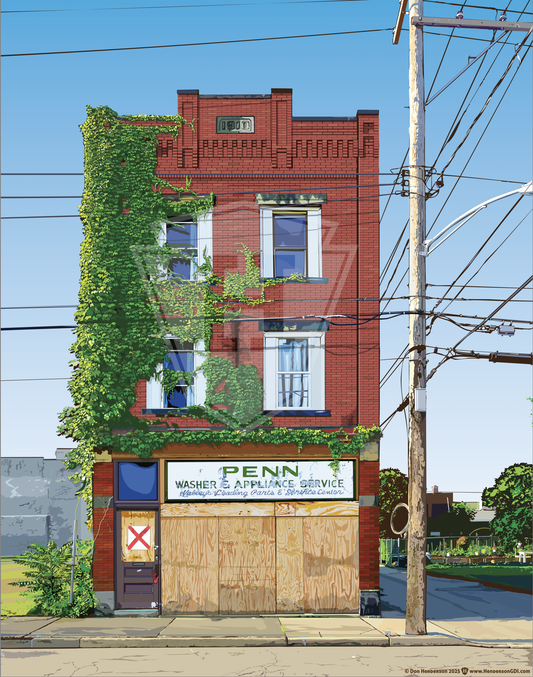 Penn Washer - 11x14" Print