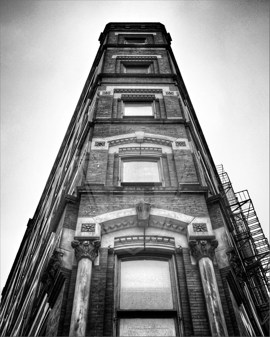 Triangle Building Captured - 8x10" Print