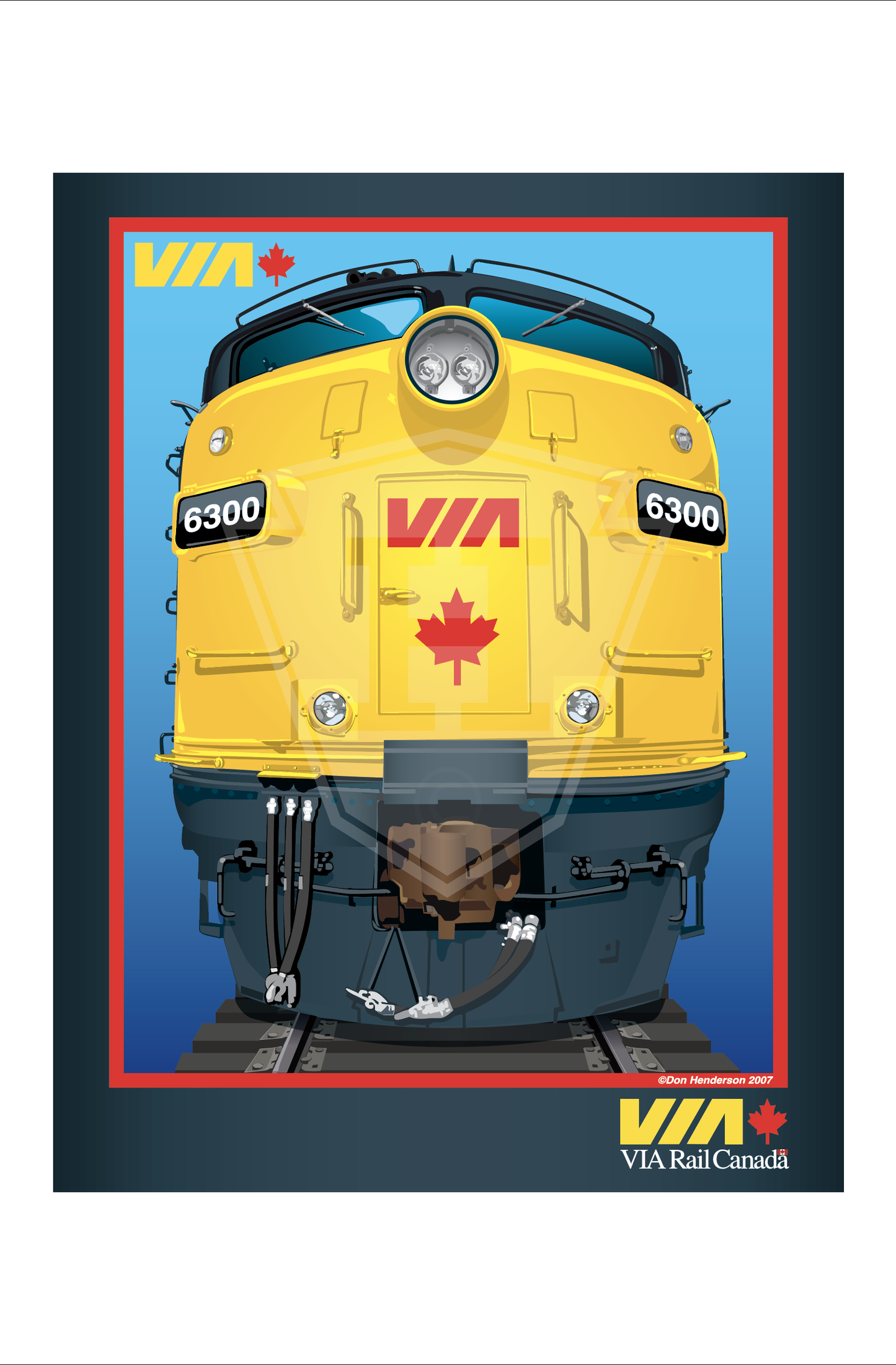 Via Rail - 11x14" Print